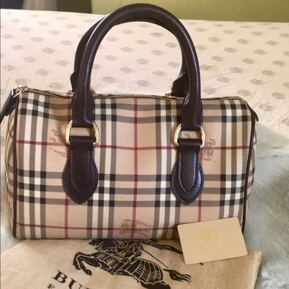 Authentic Check Haymarket Boston Bag - Picture 2 of 8